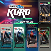 Pentel EnerGel Kuro Color Shades Collector's Bundle Series 1 - Set of 5