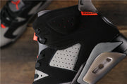 Air Jordan 6 Paris Sneakers in Black, Grey and Bright Red