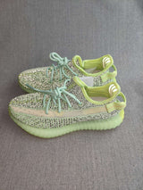 Yeezy 350 V2 Knit Sneakers in Lime Green and Mint