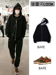 BAPE SK8 STA Tiger-Stripe Low-Top Sneakers