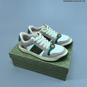 Gucci Screener Distressed Low-Top Sneakers
