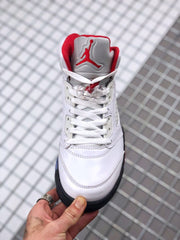 Jordan Air Jordan 5 Fire Red High-Top Sneakers