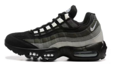 Nike Air Max 95 Sneakers in Black, White and Grey