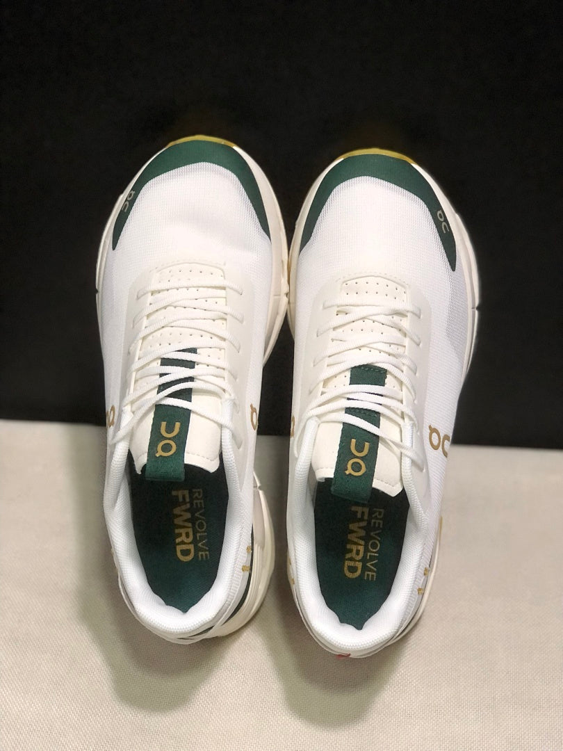 On Cloudnova Form 2 Sneakers in White and Green