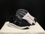 On Cloudsurfer Black and White Running Shoes