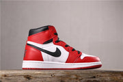 Air Jordan 1 Retro High OG Red White Black Custom Sneakers