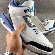 Fragment x Air Jordan 3 White Blue Sneakers CT8532-040