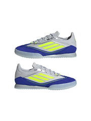 Adidas Men's Silver Metallic F50 Freestyle Messi Indoor Soccer Sneakers, JH8830