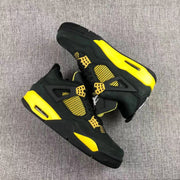 Jordan Air Jordan 4 Thunder Black Yellow Sneakers