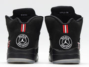 Air Jordan 5 Retro Black Silver High-Top Sneakers AV9175-001