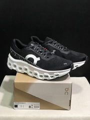 On Cloudmonster 2 Black White Running Shoes