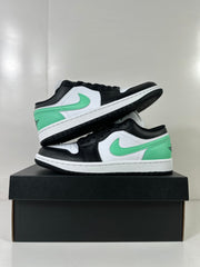 Jordan Air Jordan 1 Low White Green Black Sneakers 553558-131