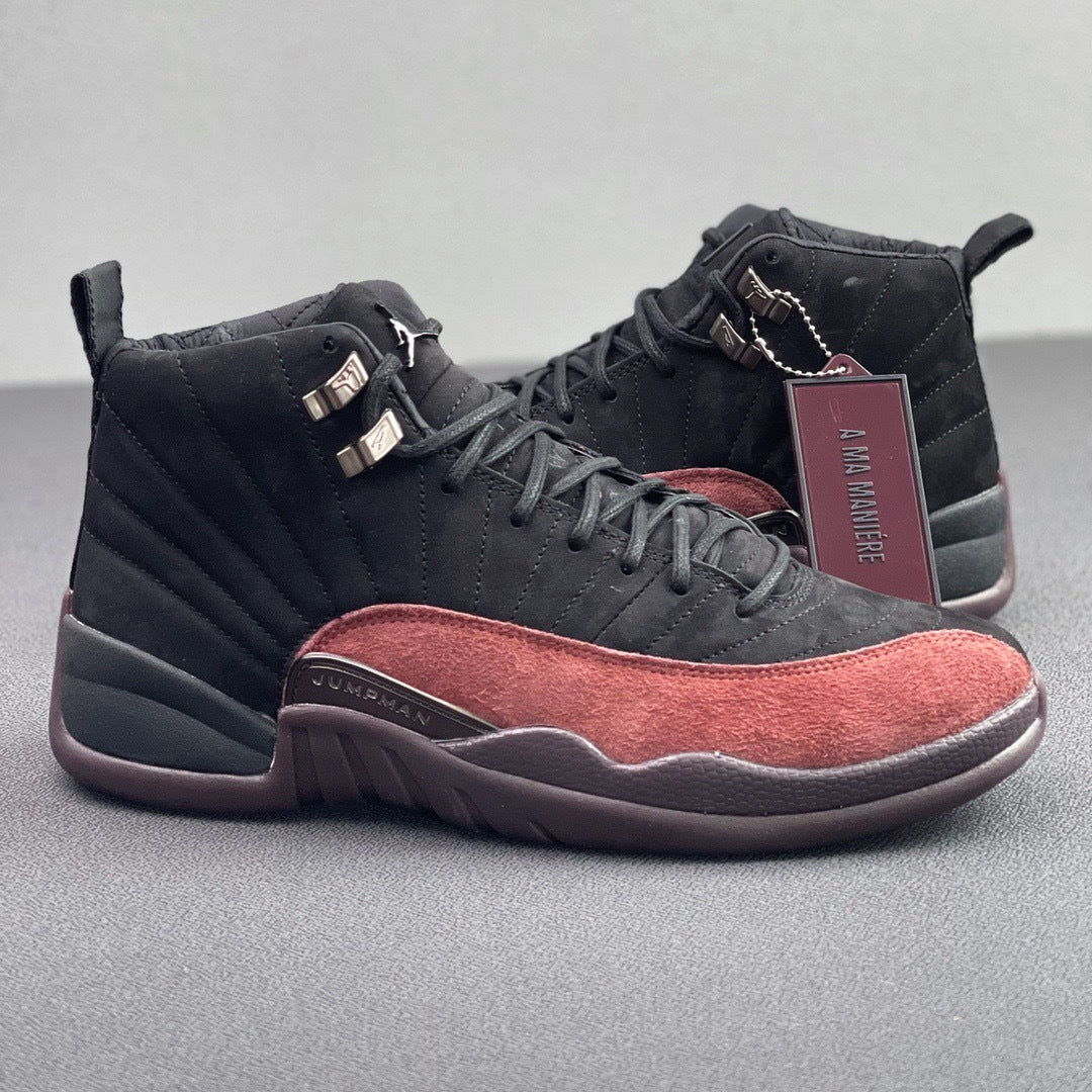 Jordan 12 Retro A Ma Maniére Black Burgundy DV6989-001