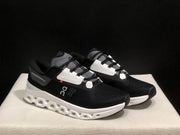 On Cloudstratus 3 Running Shoes, Black and White