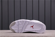 Jordan Air Jordan 4 CT8527-100 White Gray Speckled Sneakers