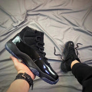 Air Jordan 11 Cap and Gown Black High-Top Sneakers