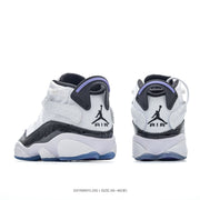 Jordan 6 High-Top Sneakers White Black Purple