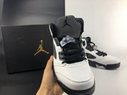 Jordan 5 Retro White Paris High-Top Sneakers