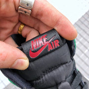 Air Jordan 1 High Pine Green Black Sneakers 555088-030