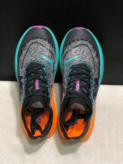 HOKA Mach X 2 Running Shoes, Black and Turquoise