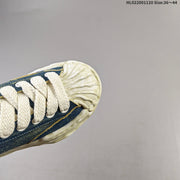 MMY Wayne Low-Top Sneakers in Blue Denim