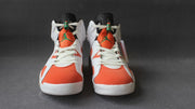 Air Jordan 6 Gatorade White Orange Basketball Sneakers