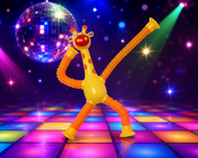 Extendable Giraffe Pop Tube Toys – Pop, Stretch & Bend Sensory Toys (20 Pack) - 75¢ Each