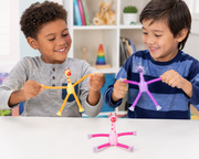Extendable Giraffe Pop Tube Toys – Pop, Stretch & Bend Sensory Toys (20 Pack) - 75¢ Each