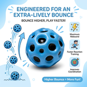 Super Bounce Asteroid Balls  – Colorful High-Bounce Balls for Kids (10 Pack) - 59¢