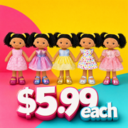 Rag Doll (10 Pack) Mattie - Perfect Soft Plush For Girls, $5.99 Each - LIMITED STOCK