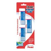 Hi-Polymer® Block Eraser Large White, 3 Pack