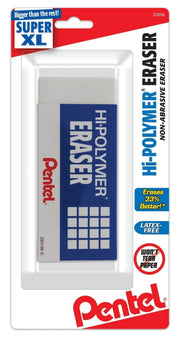 Hi-Polymer Block Eraser, Super XL White, 1-Pk
