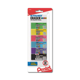 Hi-Polymer Eraser Colors - Assorted 6-Pack