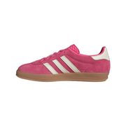 Adidas Women's Pink/White Gazelle Indoor Sneakers, JR1356