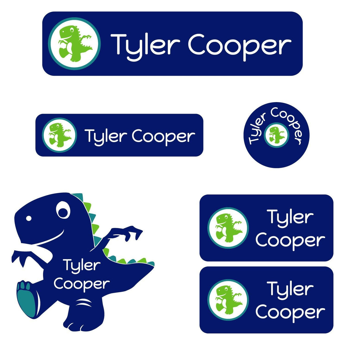 Multicolor Icon Kindergarten Labels Pack