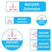 Unicorn Kindergarten Labels Pack