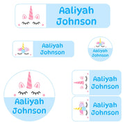 Unicorn Kindergarten Labels Pack