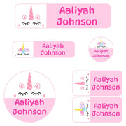 Unicorn Kindergarten Labels Pack