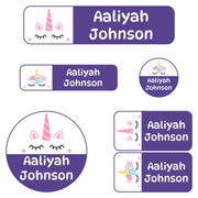 Unicorn Kindergarten Labels Pack