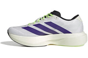 Men's Adidas Adizero EVO SL Shoes - Cloud White/Collegiate Purple/Lime Burst