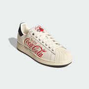 Men's Adidas x Coca-Cola Superstar II - Core White / Core Black / Cream White