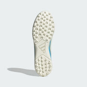 Men's Adidas F50 Messi Club Turf Soccer Cleats - Ivory / Semi Blue Burst / Icey Blue