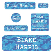 Camo School Labels Pack
