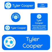 Multicolor Icon School Labels Pack