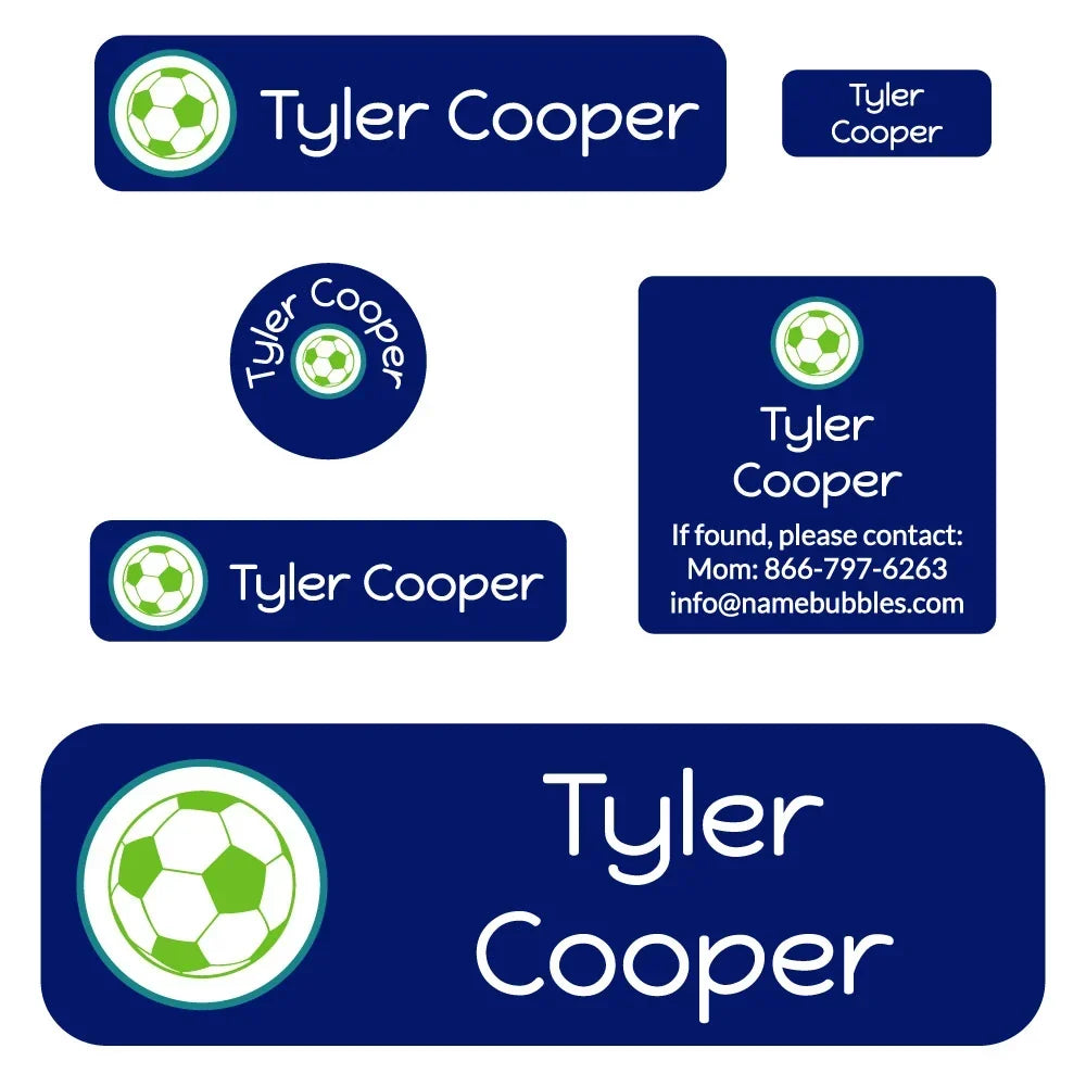 Multicolor Icon School Labels Pack