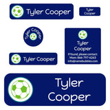 Multicolor Icon School Labels Pack