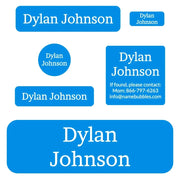 One Color School Labels Pack