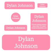 One Color School Labels Pack