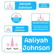Unicorn School Labels Pack
