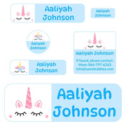 Unicorn School Labels Pack
